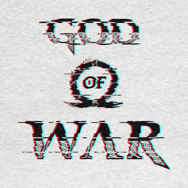 God Of War Logo Glitch Effect Black by bardor2@gmail.com